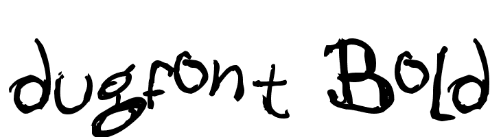dugfont Bold Font