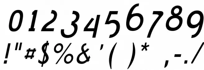 durselinvenice-Italic Font OTHER CHARS