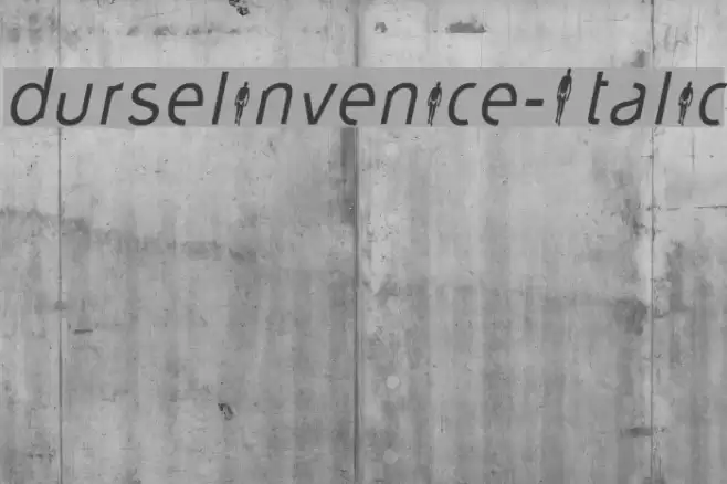 durselinvenice-Italic Font examples