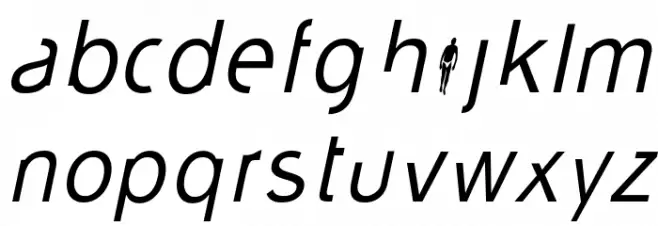 durselinvenice-Italic फ़ॉन्ट लोअरकेस