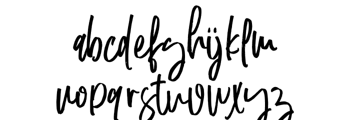 dust in the wood Font LOWERCASE