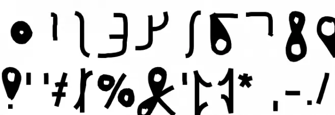 duyo フォント その他の文字