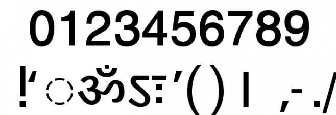 DV-TTYogeshEN Bold Font Alte caractere