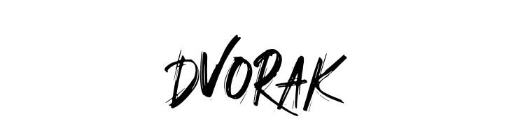 DVORAK  font caratteri gratis