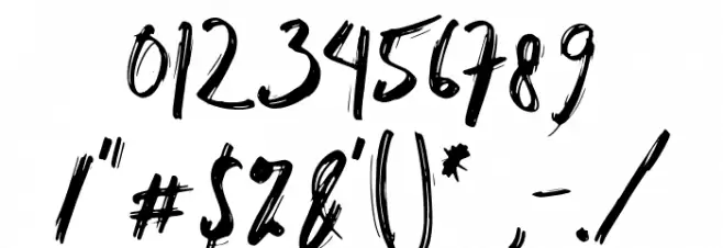 DVORAK Font OTHER CHARS