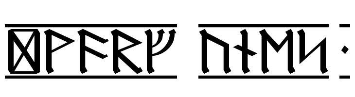 Dwarf Runes 1 Police Ffonts Net