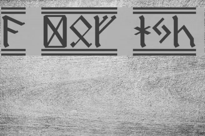 Dwarf Runes 2 Font examples