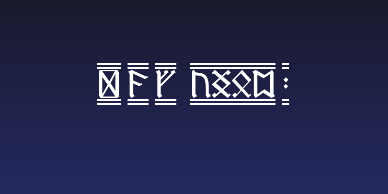 Dwarf Runes 2 Social Header