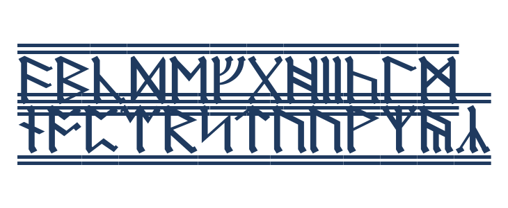 Dwarf Runes 2 Lowercase