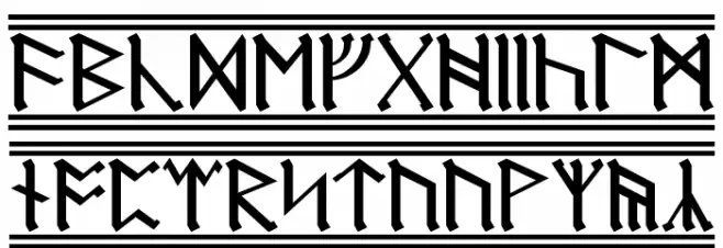Dwarf Runes 2 字体 小写