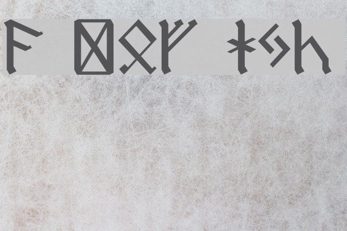 Dwarf Runes Font examples