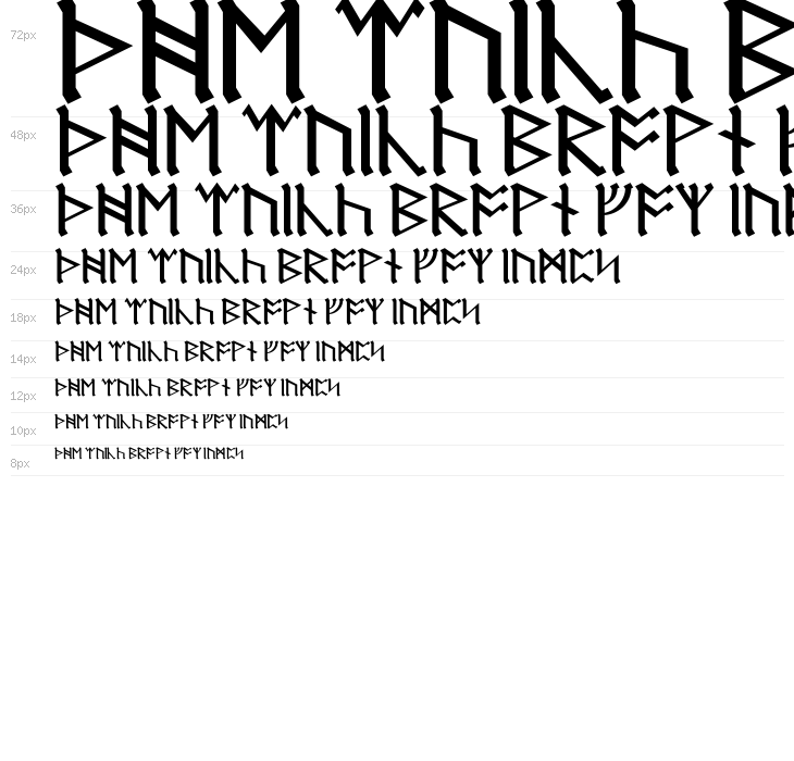 Dwarf Runes Waterfall