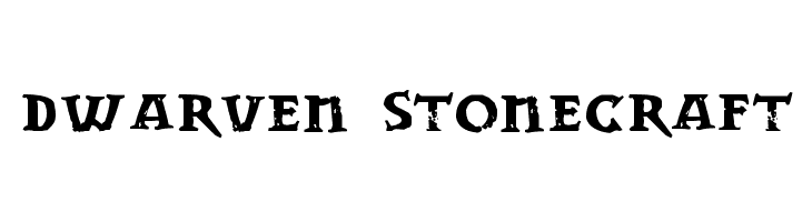 Dwarven Stonecraft  नि: शुल्क फ़ॉन्ट्स डाउनलोड