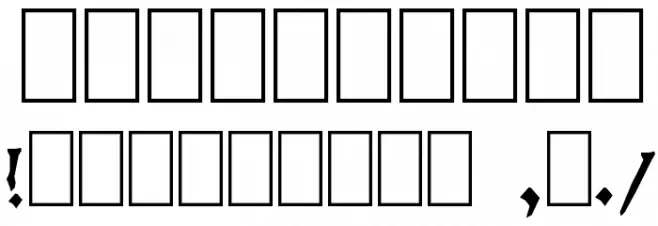 Dwarven Stonecraft Font OTHER CHARS