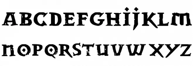Dwarven Stonecraft Шрифта ВЕРХНИЙ