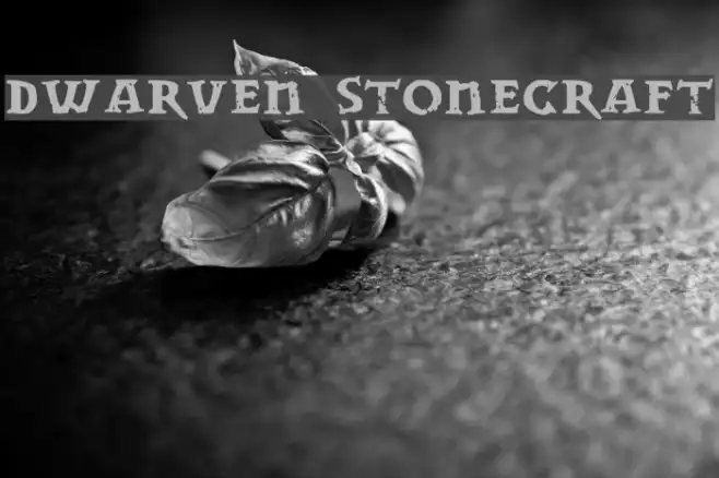 Dwarven Stonecraft Example 1