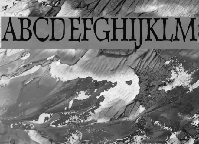 Dweebo Gothic Condensed फ़ॉन्ट examples