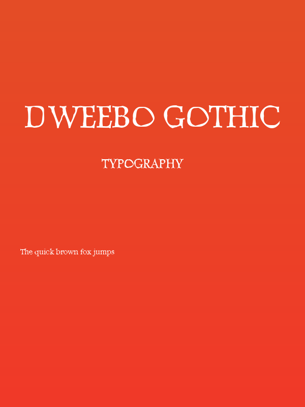 Dweebo Gothic Poster