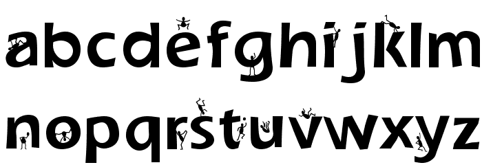 Dwellers Nice Font LOWERCASE