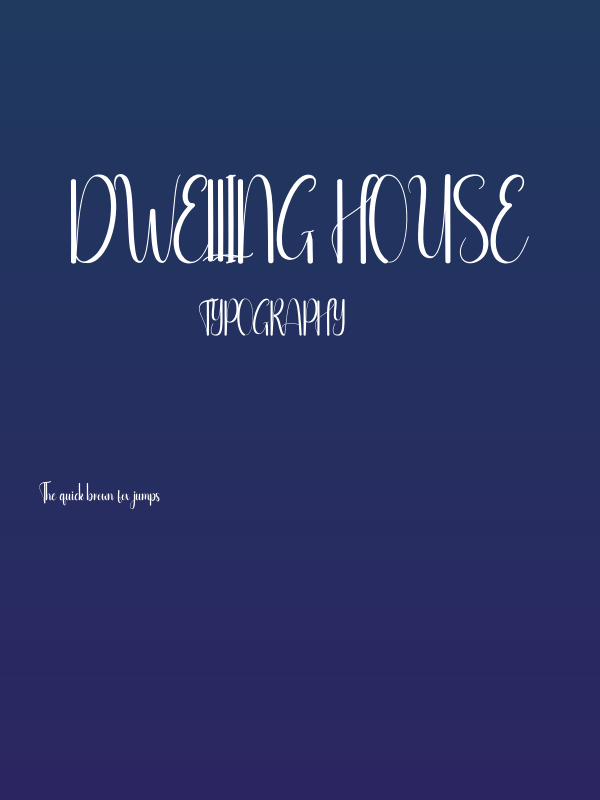 Dwelling House Poster