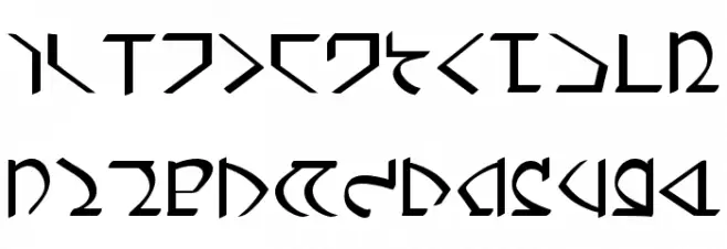 Dwemer Schriftart Groß