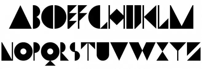 Dwiggins Initials KK Schriftart Groß