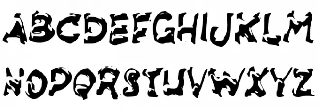 Dwilut Шрифта ВЕРХНИЙ