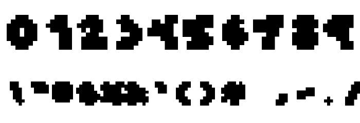 dwt Micro Mask Font OTHER CHARS