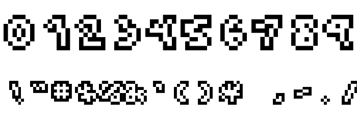 dwt Micro Font OTHER CHARS