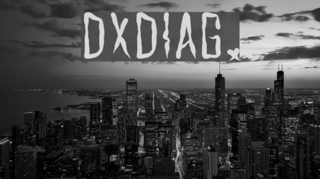 DXDIAG. Font examples