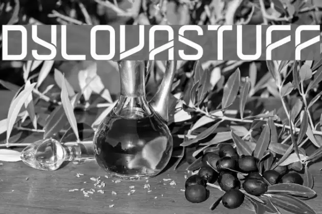 DYLOVASTUFF Font examples