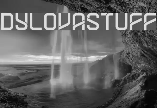 DYLOVASTUFF Font examples