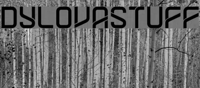 DYLOVASTUFF Font examples