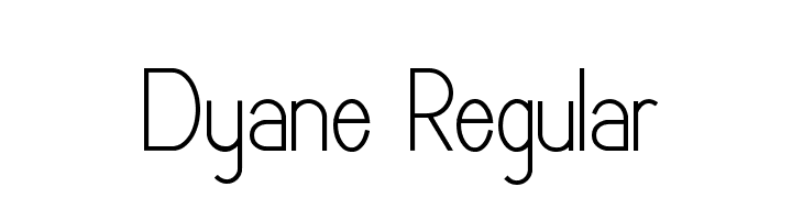 Dyane Regular Font