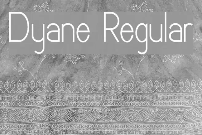 Dyane Regular Example 3