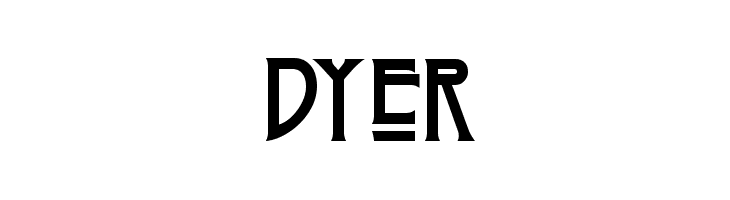 Dyer Font