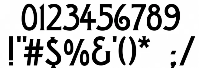 Dyer Font OTHER CHARS