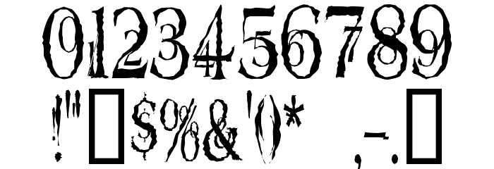 Dyers Eve Font OTHER CHARS
