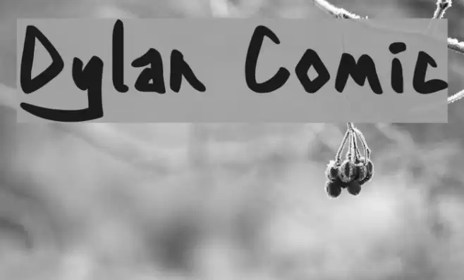 Dylan Comic Font examples