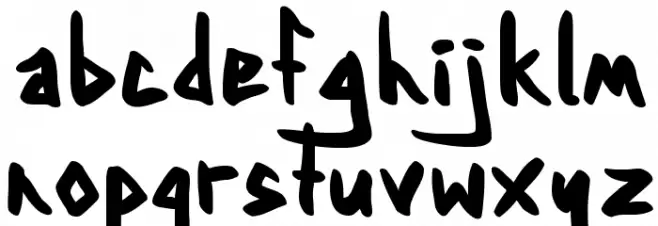 Dylan Comic Font LOWERCASE