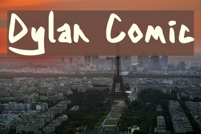 Dylan Comic Example 1