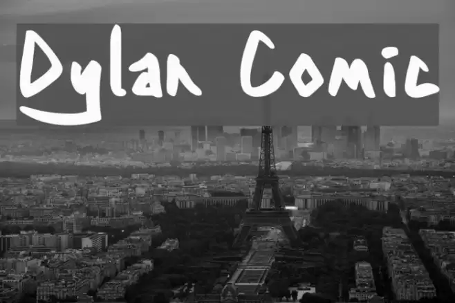 Dylan Comic Font examples
