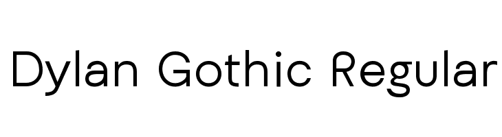 Dylan Gothic Regular  नि: शुल्क फ़ॉन्ट्स डाउनलोड