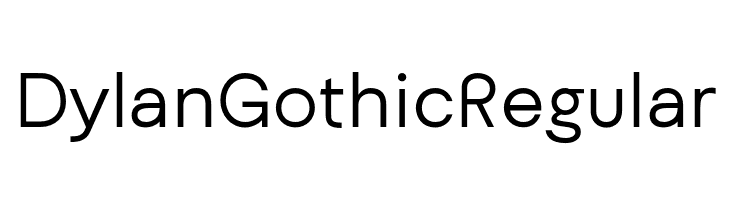 Dylan Gothic Regular  Descarca Fonturi Gratis