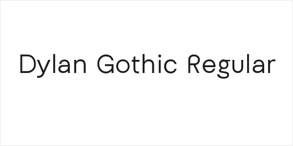 Dylan Gothic Regular Logo