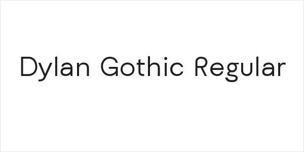 Dylan Gothic Regular Logo