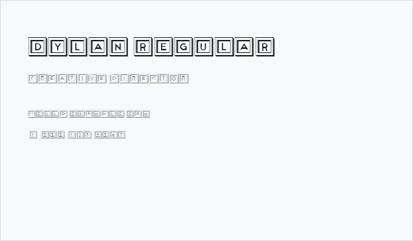 Dylan Regular Business Card