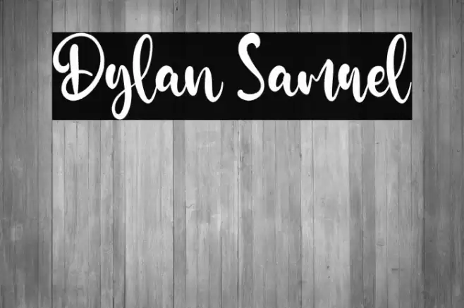 Dylan Samuel Font examples