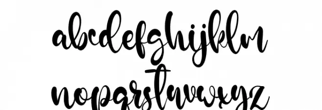 Dylan Samuel Schriftart Kleinbuchstaben