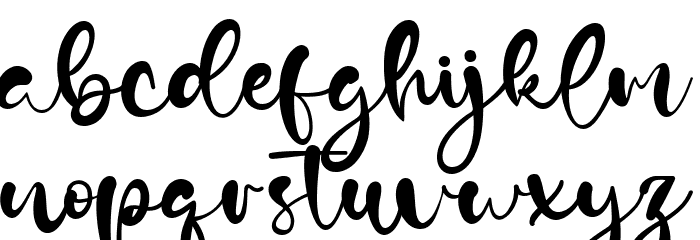 Dylan Velma Font LOWERCASE